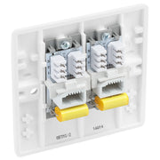 BG Electrical 800 Series - Double, telephone socket, master (IDC)