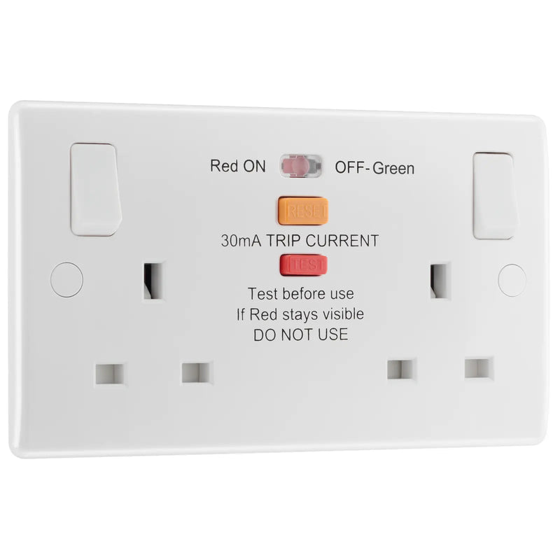 BG Electrical 800 Series - Double switched, with RCD