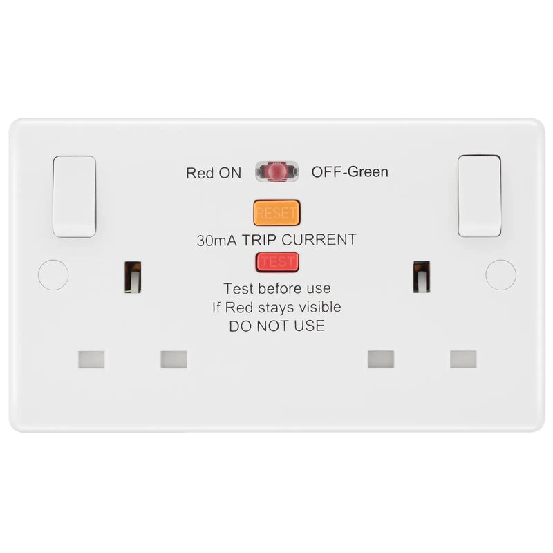 BG Electrical 800 Series - Double switched, with RCD