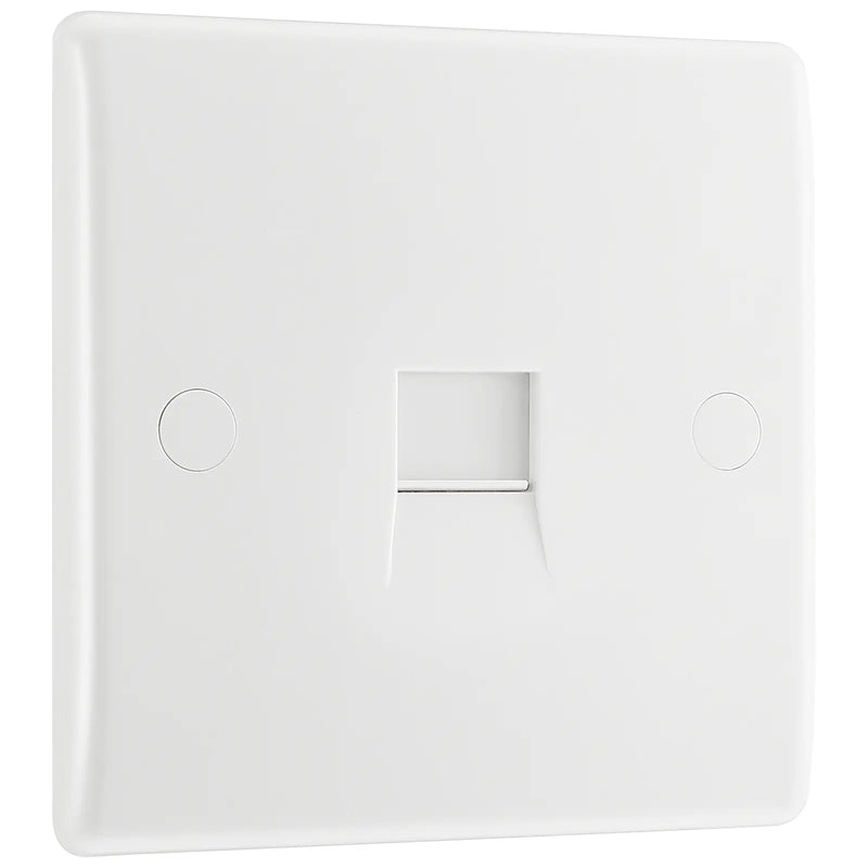BG Electrical 800 Series - Single, telephone socket, master (screw)