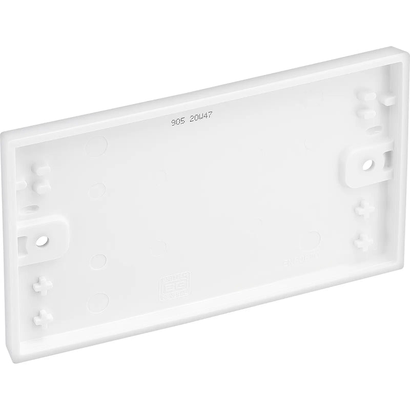 BG Electrical 900 Series - Double, blank plate