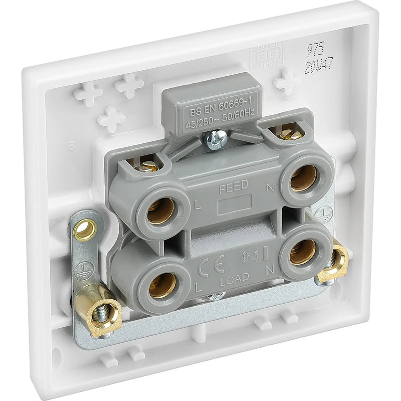 BG Electrical 900 Series - 45A, double pole, single plate