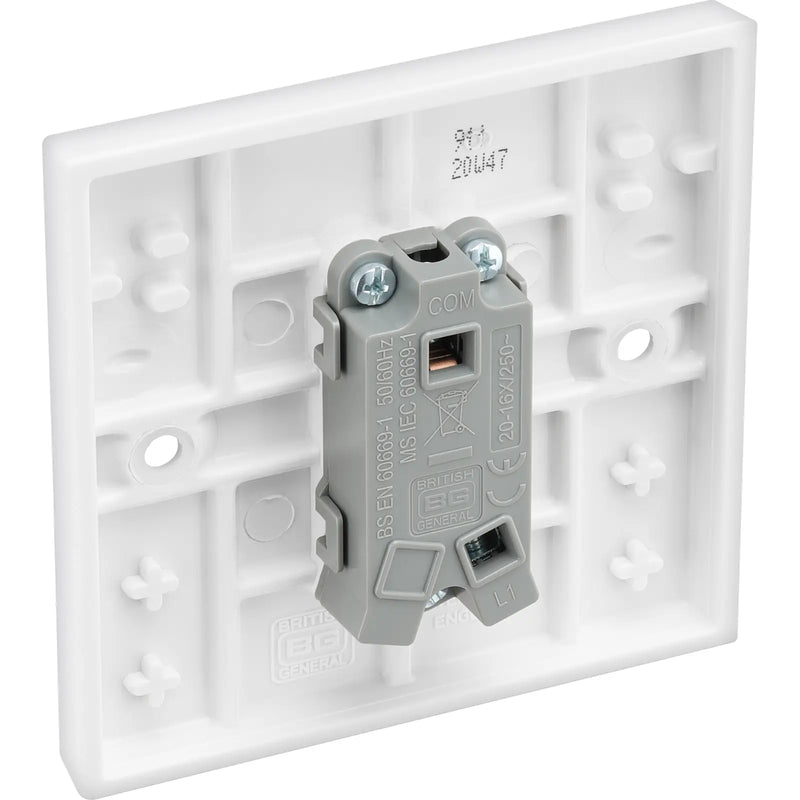 BG Electrical 900 Series - Single, 1 way switch