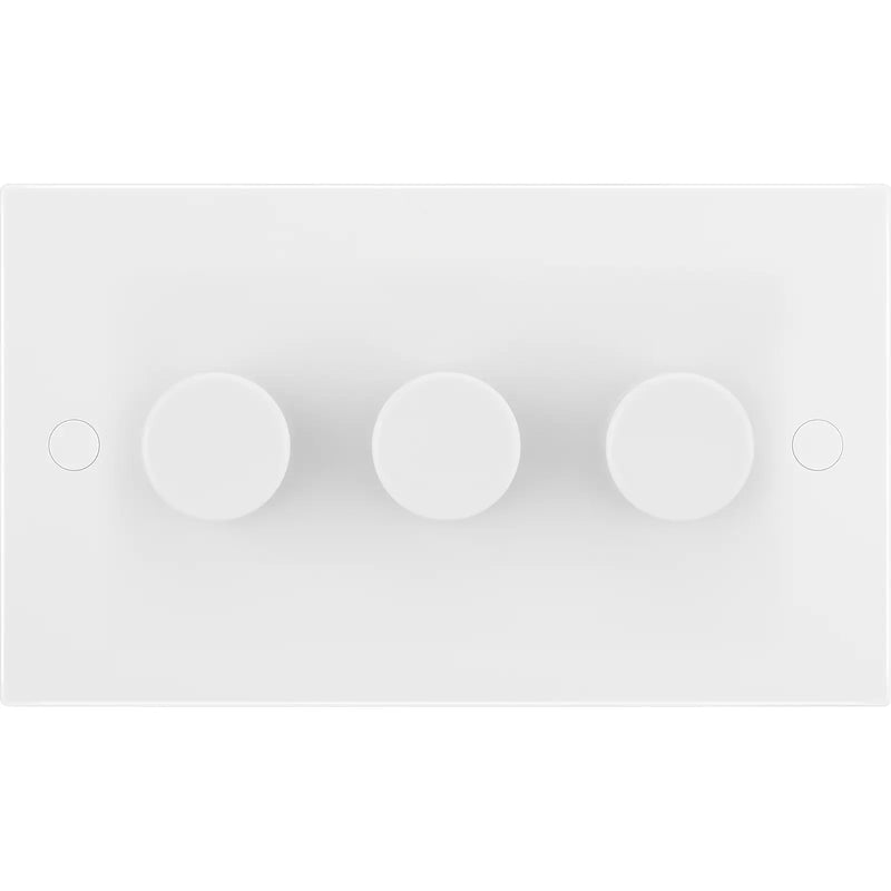 BG Electrical 900 Series - Triple, 2 way push 200W