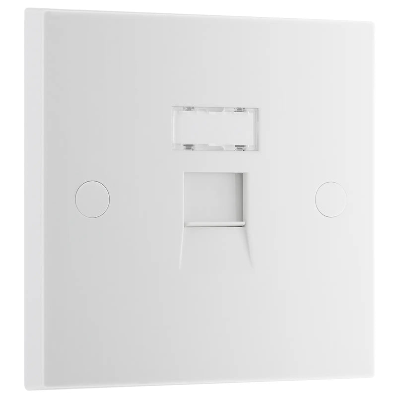 BG Electrical 900 Series - Single, RJ45 data socket (screw)