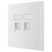 BG Electrical 900 Series - Double, RJ45 data socket (screw)