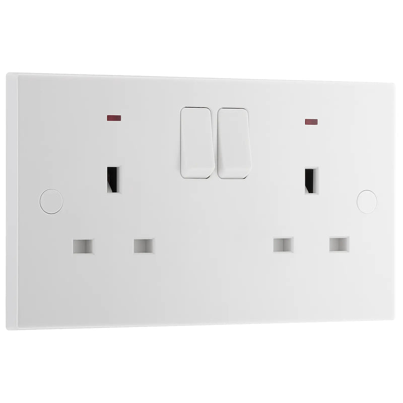 BG Electrical 900 Series - Double, switched single pole, with indicators