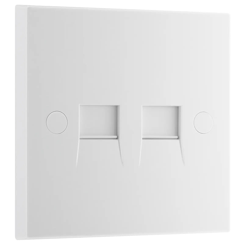 BG Electrical 900 Series - Double, telephone socket, master (screw)