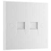 BG Electrical 900 Series - Double, RJ11 telephone socket (screw)