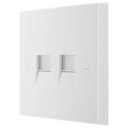 BG Electrical 900 Series - Double, RJ11 telephone socket (screw)