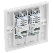 BG Electrical 900 Series - Double, telephone socket, secondary (IDC)