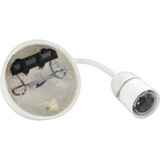 BG Electrical Ceiling Accessories - 6" flex and 3" base