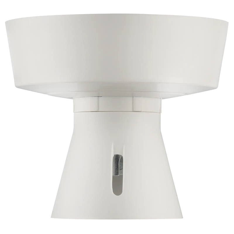 BG Electrical Ceiling Accessories - Enclosed, 2 terminal body, 3 terminals and earth in base, PVC tails, HO skirt