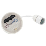 BG Electrical Ceiling Accessories - 6" flex and 3.5" base