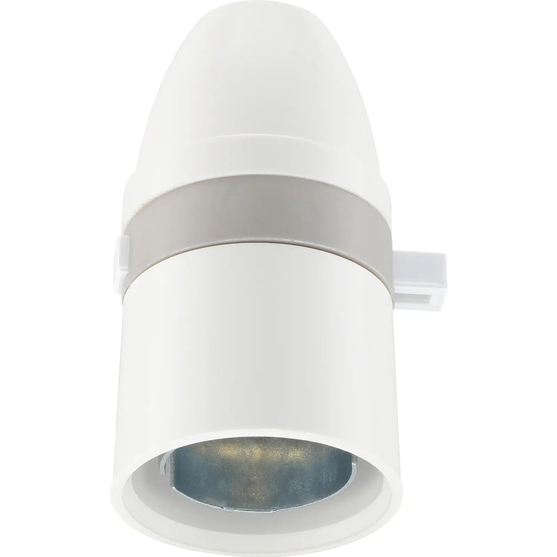 BG Electrical Ceiling Accessories - Push bar switched lamp holder, 0.5" 26 BSB threaded entry with short skirt