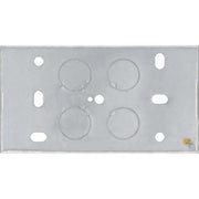 BG Electrical Contractor - Steel Knockout Box, Double, 35mm