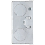 BG Electrical Contractor - Steel Knockout Box, Double, 35mm