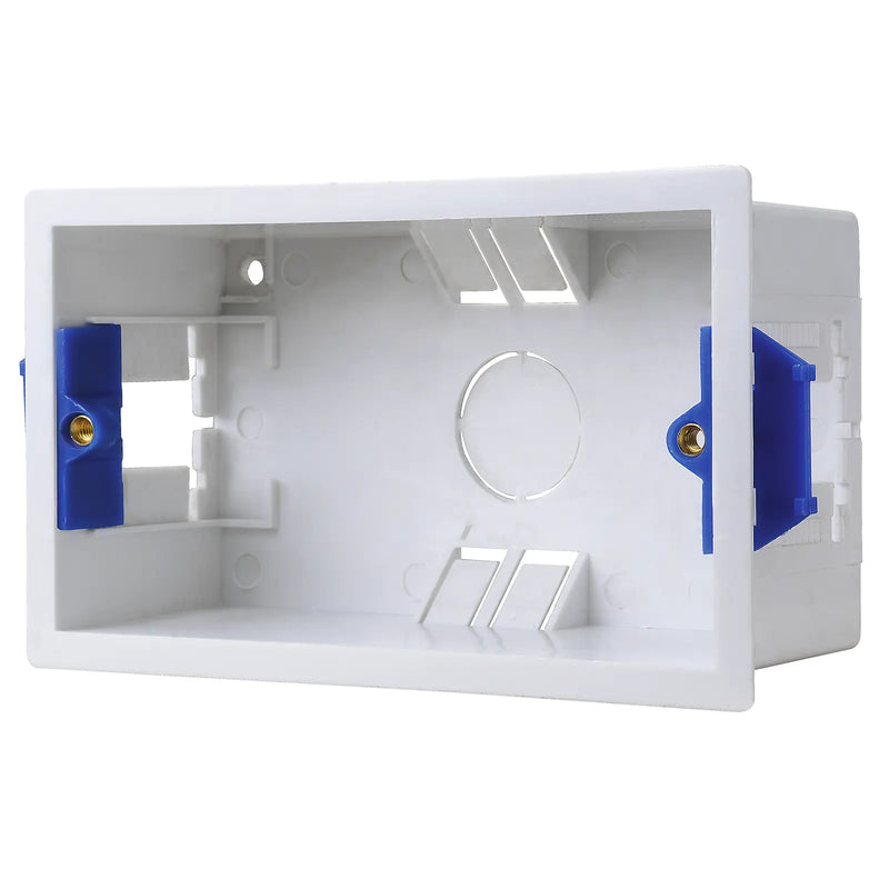 BG Electrical Contractor - Double Rectangular Dry Lining Box, 47mm