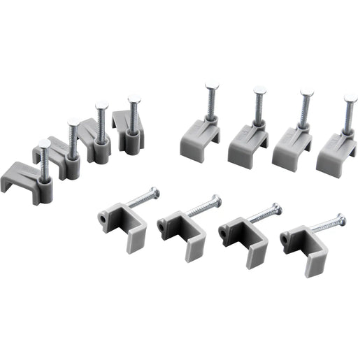BG Electrical Contractor - Twin & Earth cable clips, 2.5mm, 50pk