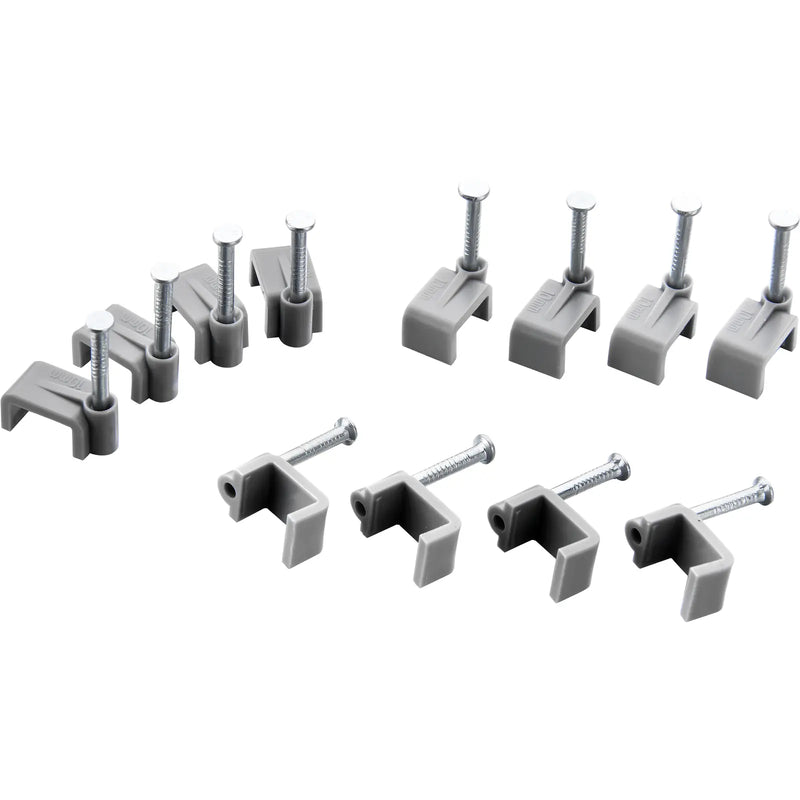 BG Electrical Contractor - Twin & Earth cable clips, 2.5mm, 50pk