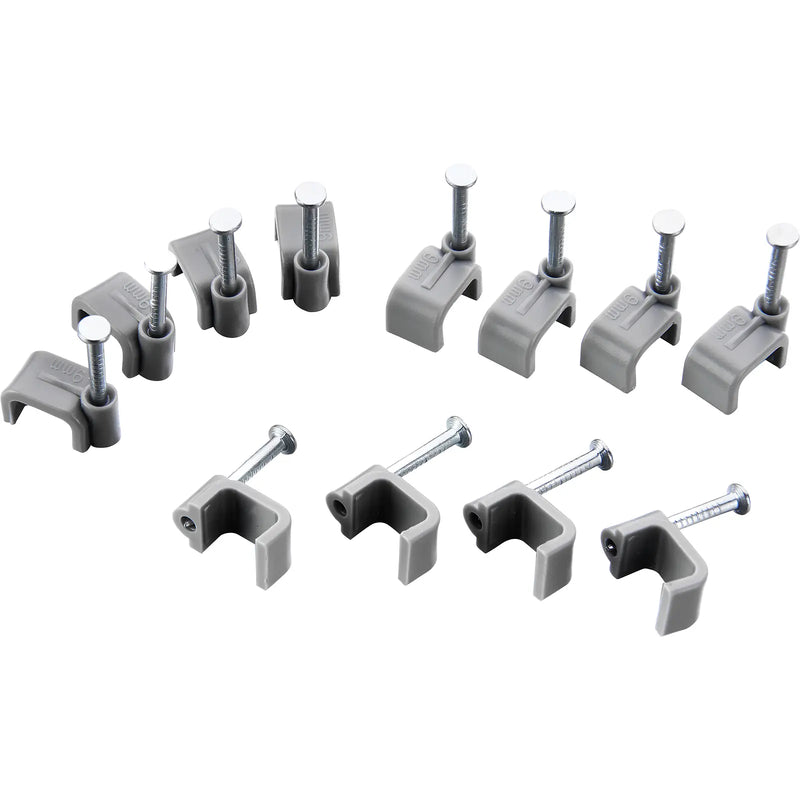 BG Electrical Contractor - Twin & Earth cable clips, 1.5mm, 50pk