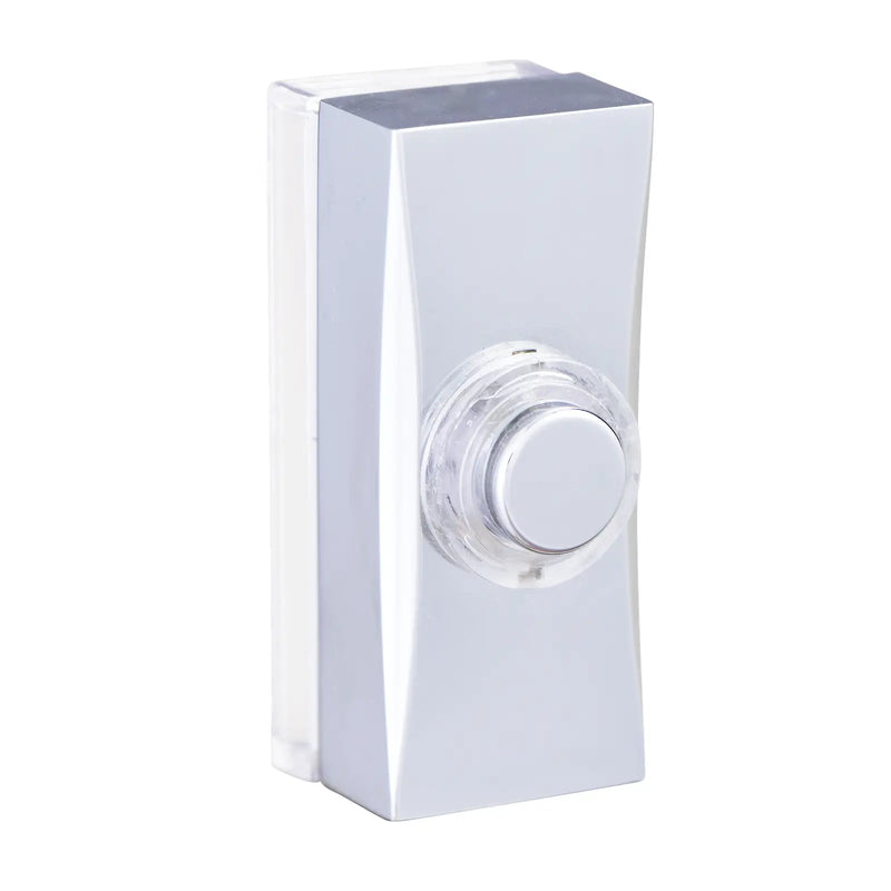 BG Electrical Contractor - Bell Push for BG Wired Door Chime, Brushed Steel
