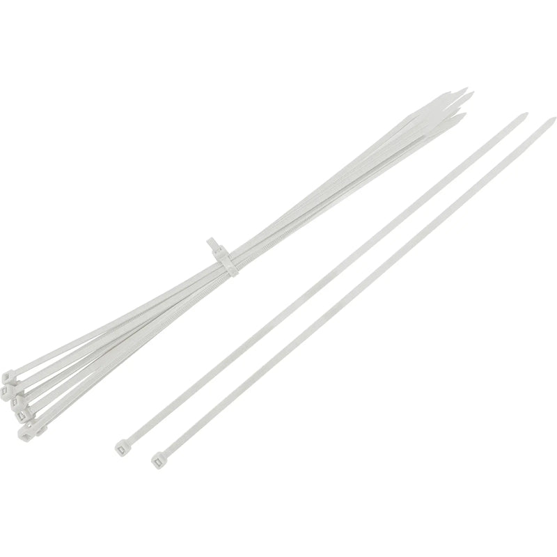 BG Electrical Contractor - Cable Tie, Natural, 300mm x 4.8mm, 100pk