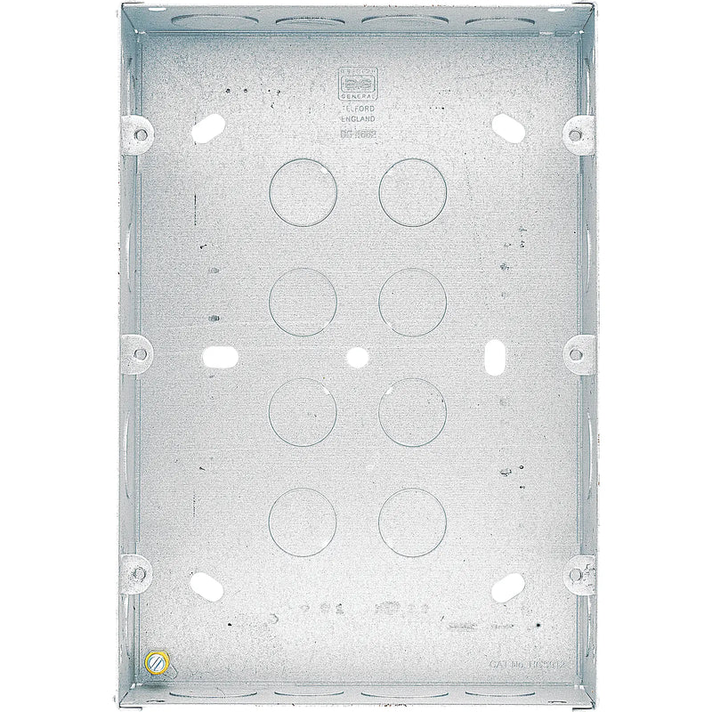 BG Electrical Contractor - Flush Metal Box for 9-12 Module Grid