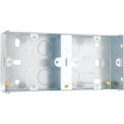 BG Electrical Contractor - Steel Knockout Box, Dual, 35mm