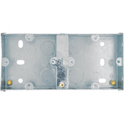 BG Electrical Contractor - Steel Knockout Box, Dual, 35mm