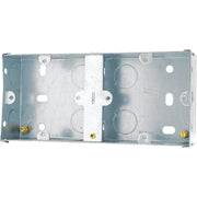 BG Electrical Contractor - Steel Knockout Box, Dual, 35mm