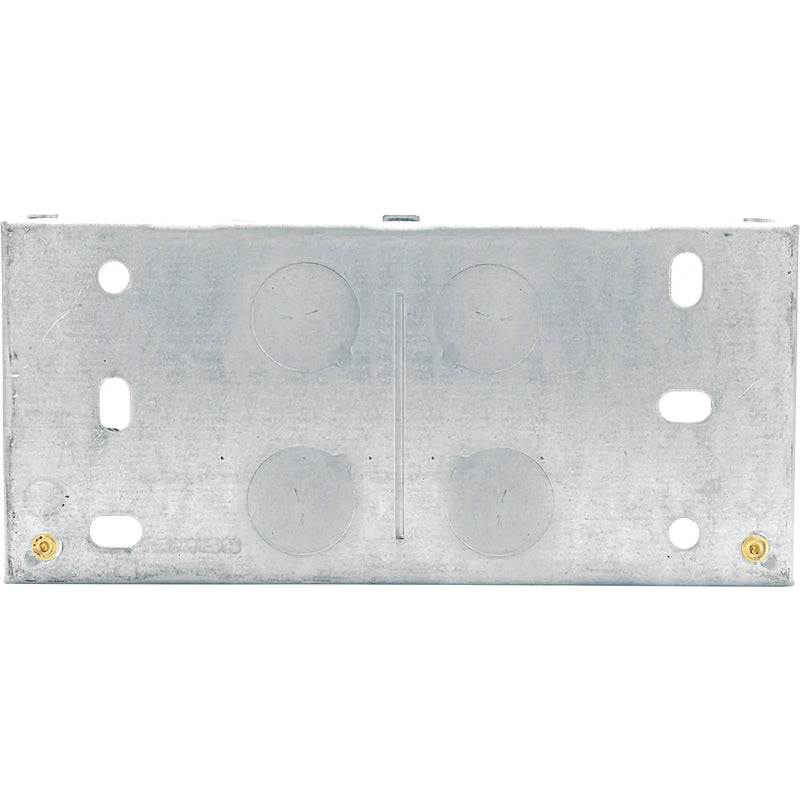 BG Electrical Contractor - Steel Knockout Box, Dual, 35mm