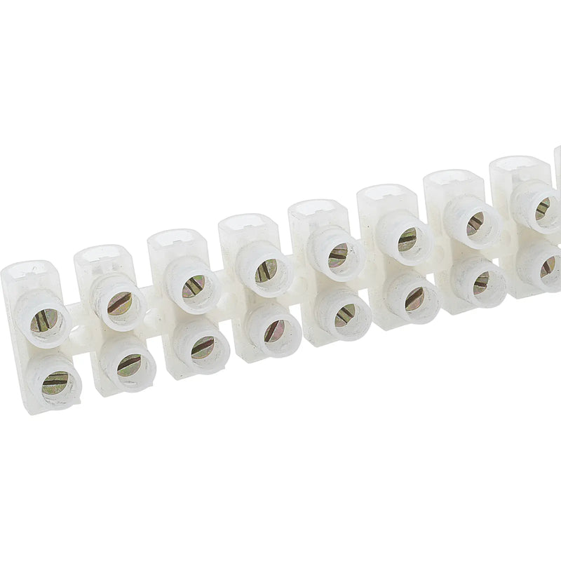 BG Electrical Contractor - 15A Terminal Strip, 12 Way, 10pk