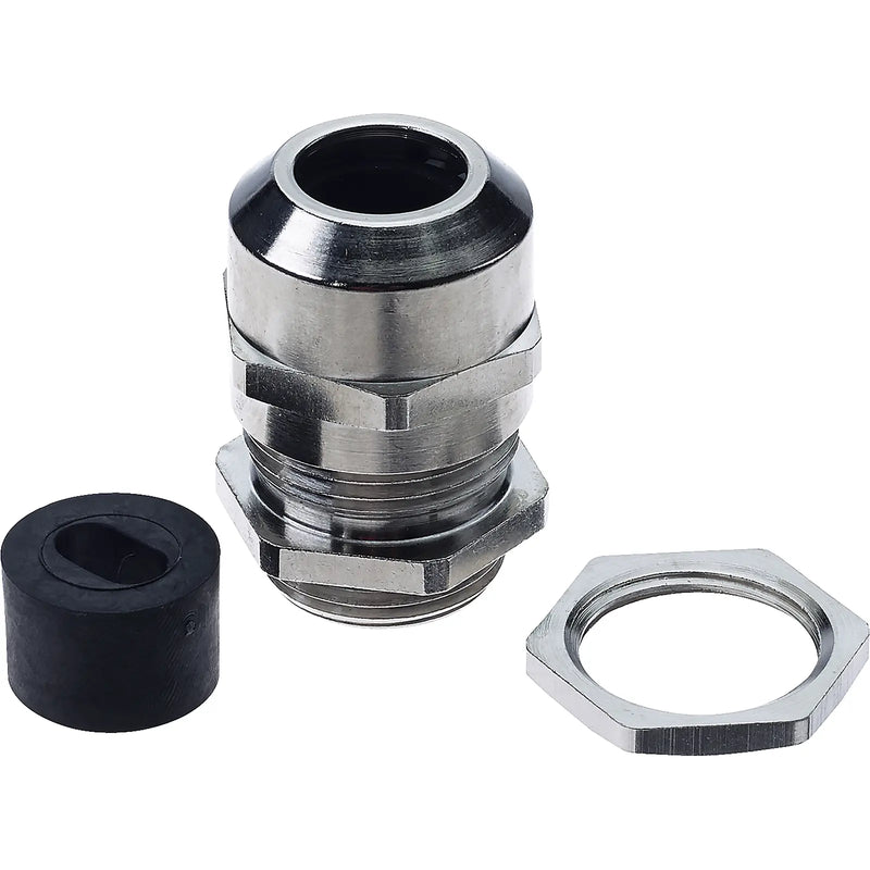 BG Electrical Contractor - Brass gland kit, 1 - 1.5mm flat cable, cable insert and locknut