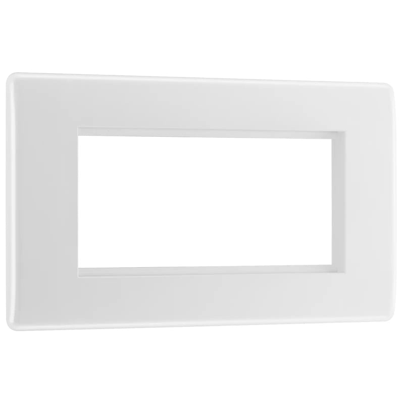 BG Electrical Euro Module - 4 module - rectangular