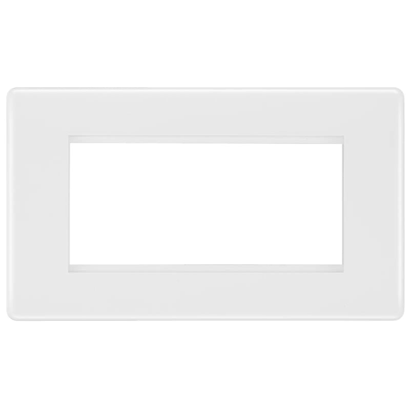 BG Electrical Euro Module - 4 module - rectangular