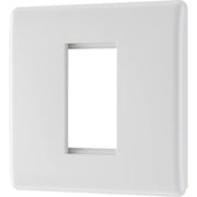 BG Electrical Euro Module - 1 module - square