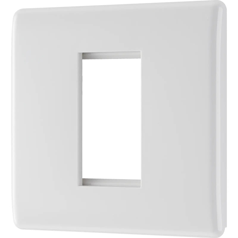 BG Electrical Euro Module - 1 module - square