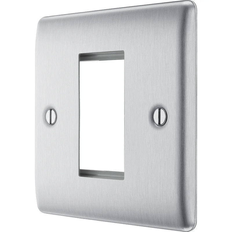 BG Electrical Euro Module - 1 module - square