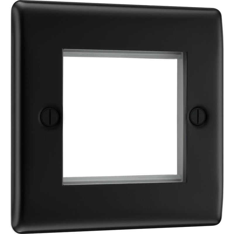 BG Electrical Euro Module - 2 module - square