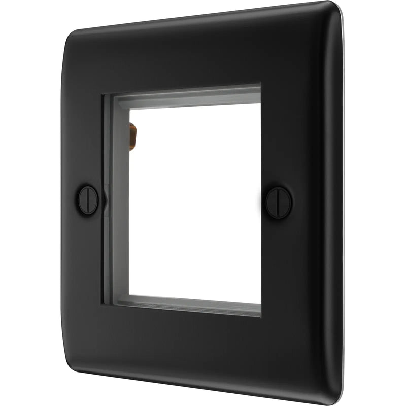 BG Electrical Euro Module - 2 module - square