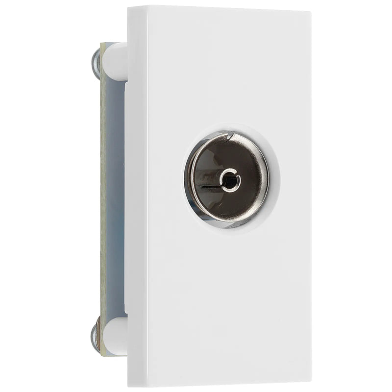 BG Electrical Euro Module - Co-Axial (isolated) connection