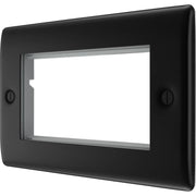 BG Electrical Euro Module - 4 module - rectangular