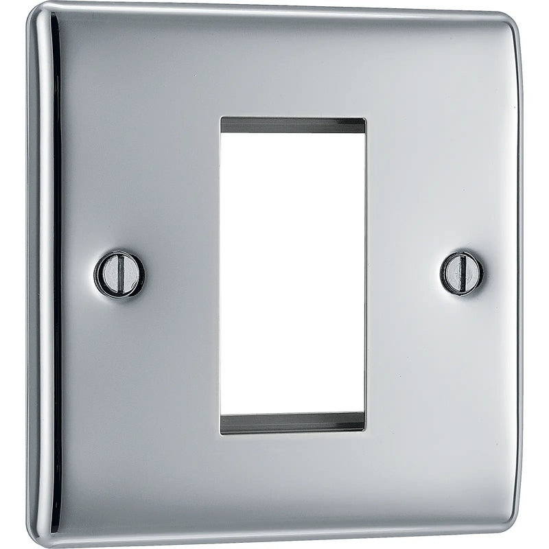 BG Electrical Euro Module - 1 module - square