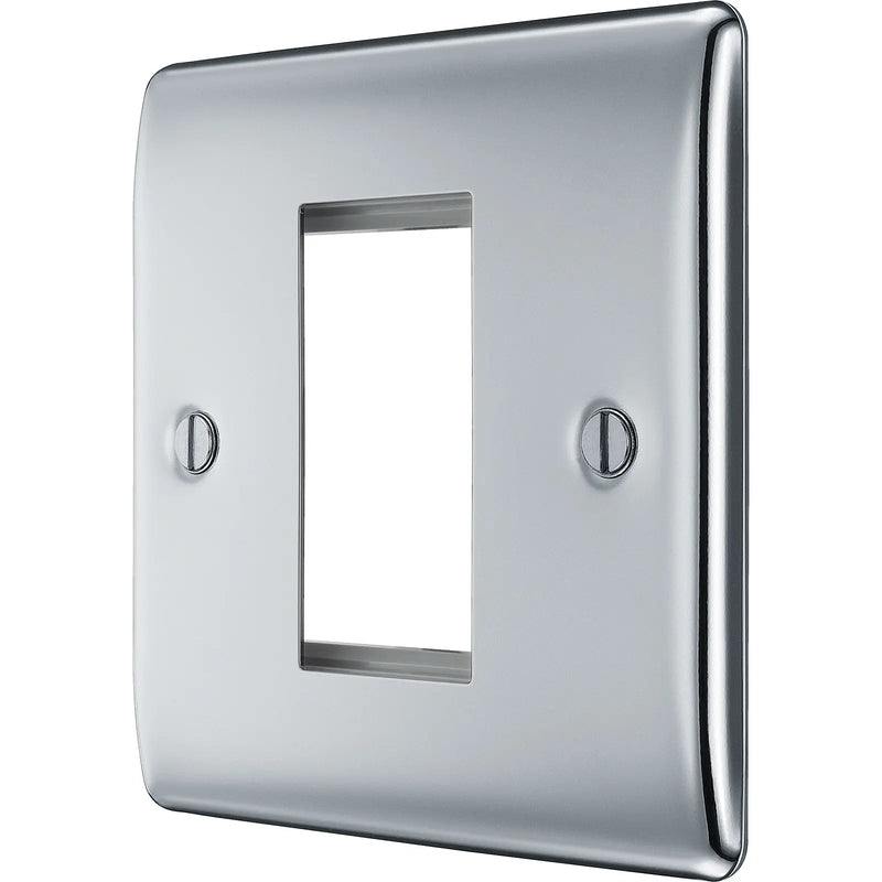 BG Electrical Euro Module - 1 module - square