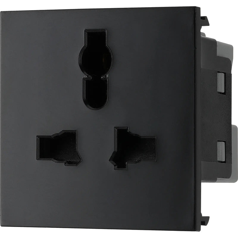 BG Electrical Euro Module - Universal unswitched socket