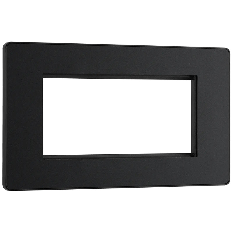 BG Electrical Euro Module - 4 module - rectangular