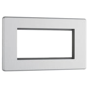 BG Electrical Euro Module - 4 module - rectangular