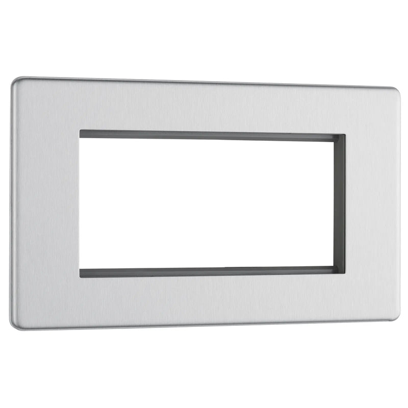 BG Electrical Euro Module - 4 module - rectangular