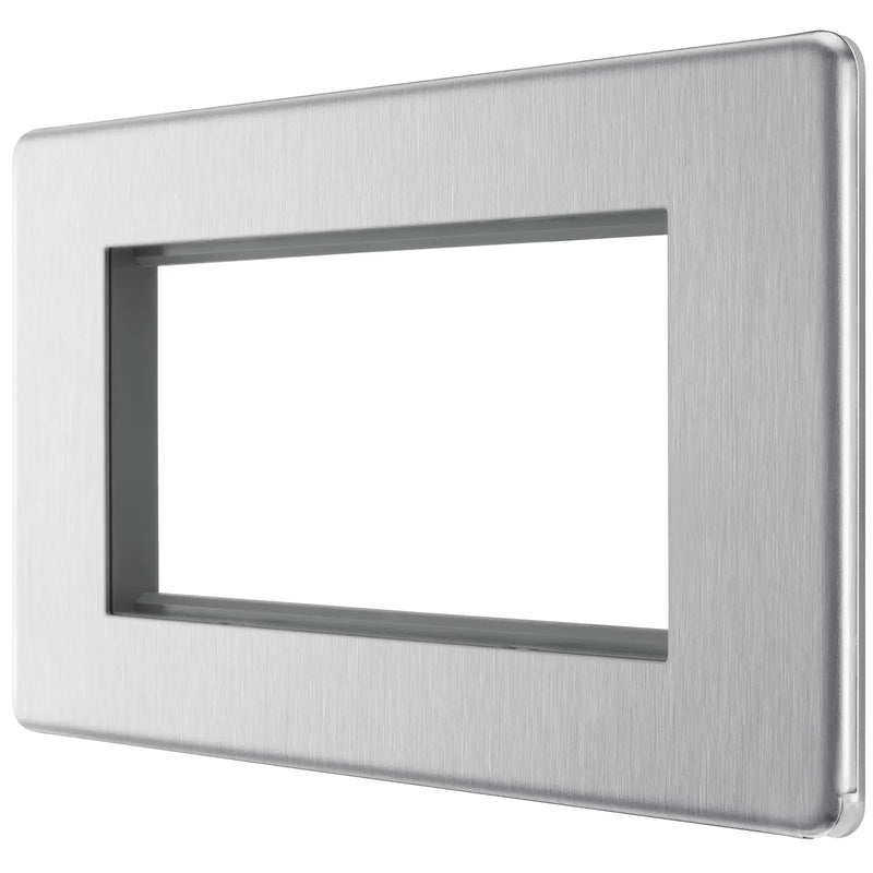 BG Electrical Euro Module - 4 module - rectangular